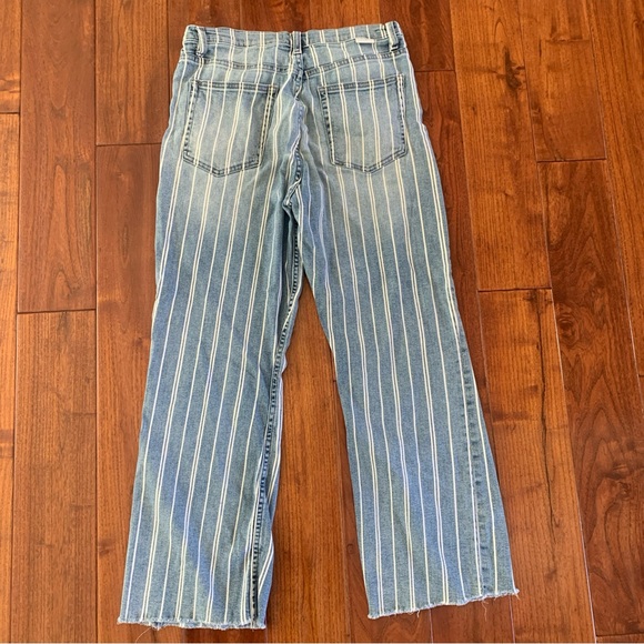 Boyish Brand Anthropologie Size 30 Brady Jeans They Made Me a Criminal Striped - Picture 8 of 9